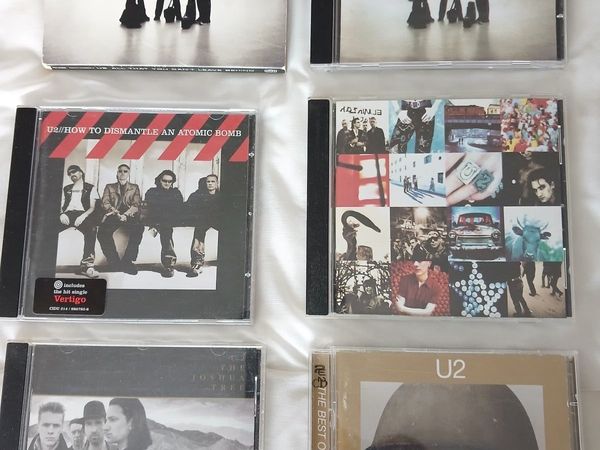 U2 BAND COLLECTION OF 6  VINTAGE CDs. - Main image