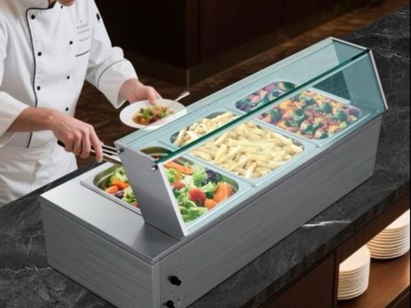 Commercial Food Warmer, 1500W Electric Bain Marie - Main image