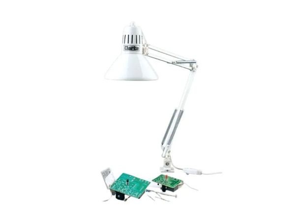 Clarke Swing Arm Desk / Machine Lamp 230V - Main image