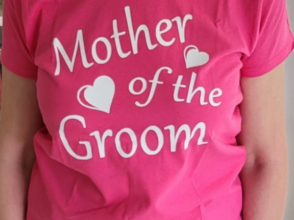 Mother of Groom tshirt, immaculate. Size 12. - Main image