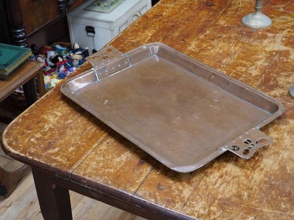 Arts & Crafts Copper Serving Tray - Main image