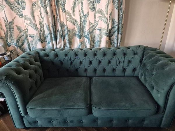 Chesterfield 2 seater and 2 single arm chairs - Main image