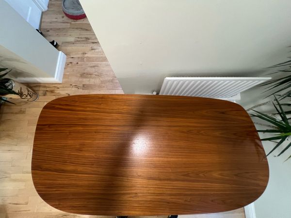 Modern Walnut finished table - Main image