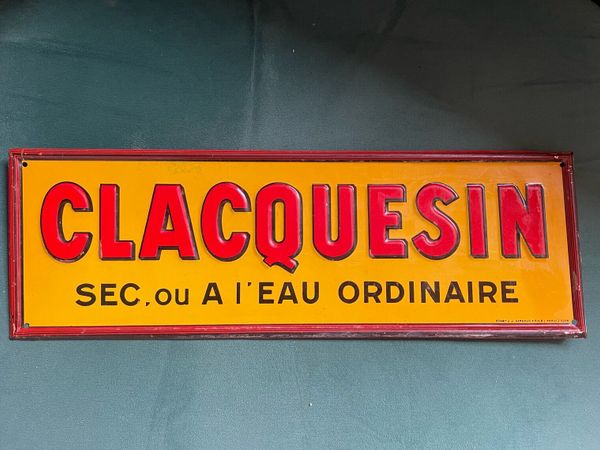 Vintage French Liquor Sign - Main image
