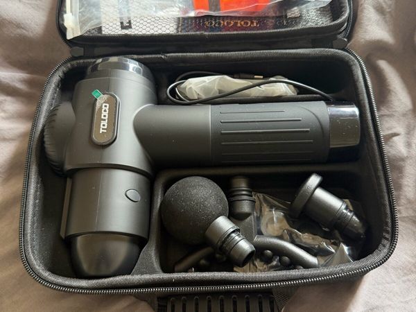 TOLOCO EM26 Massage Gun + Attachment + Case - Main image