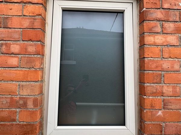 Frosted Double Glazed Timber/Aluminium Windows 3 Sizes - Main image