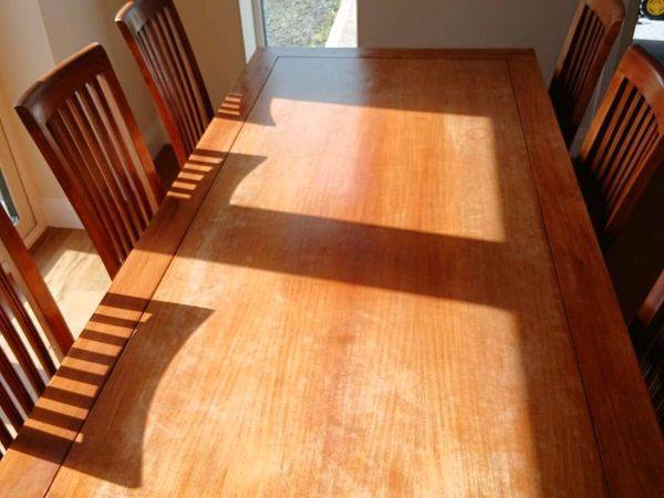 Large dining table and chairs - Main image