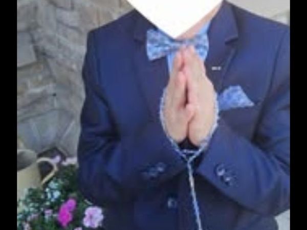Boys communion outfit including sĥoes, belt and ac - Main image