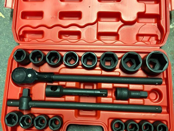 🔥🔧 21PC 3/4” DRIVE IMPACT SOCKET SET - Main image