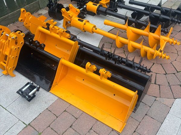 Brand New Mini Digger attachments - Main image