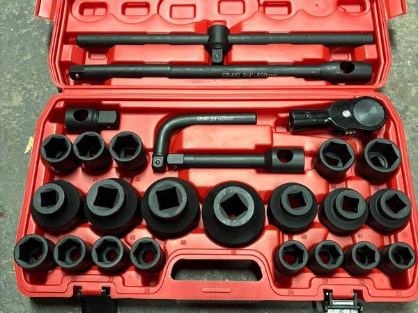 🔥🔧26PC 3/4” DRIVE IMPACT SOCKET SET - Main image