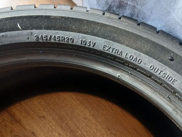 EV Car tyres 245/45/R20 - Main image