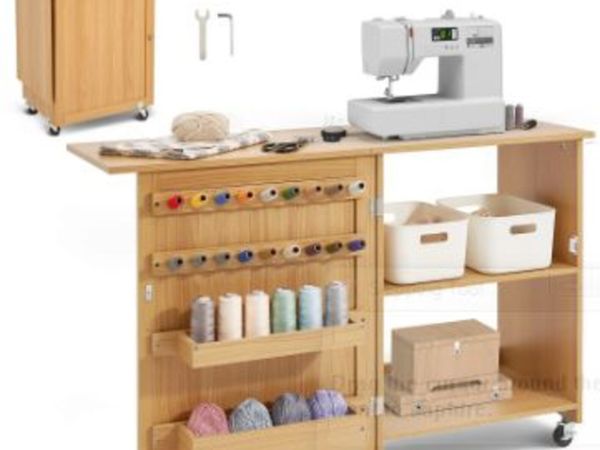 Folding Sewing Table, - Main image