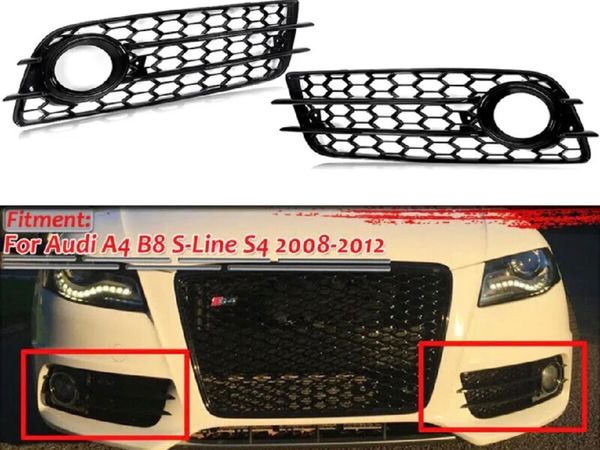 Fog Light Grille Covers For AUDI A4 B8 S-Line - Main image