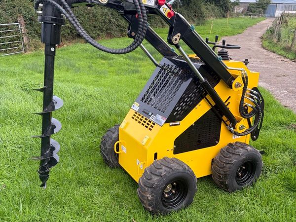 Mini Skid Steer Loader/Mini Digger Hydraulic Auger - Main image