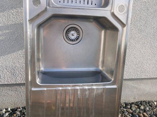 Teka stainless steel double sink & board - Main image