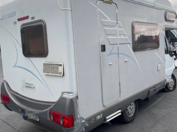 2004 damaged hymer camper - Main image