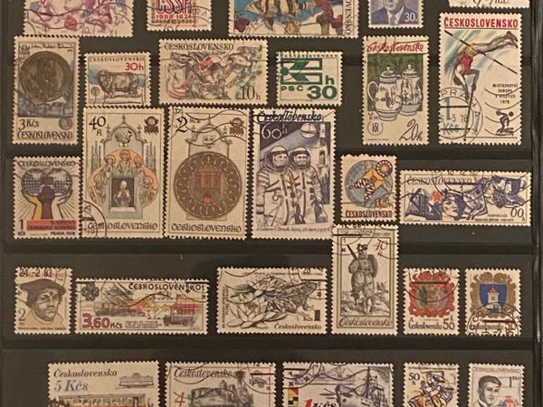 Czechoslovakian stamp lot - Main image