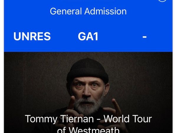 Tommy Tiernan Tickets Mullingar - Main image