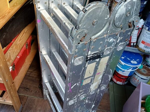 Folding Multi-Purpose Aluminium Ladder – €50 - Main image