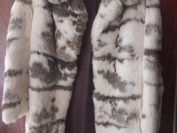 Rabbit Skin Fur Coat (xs size 6-8) - Main image