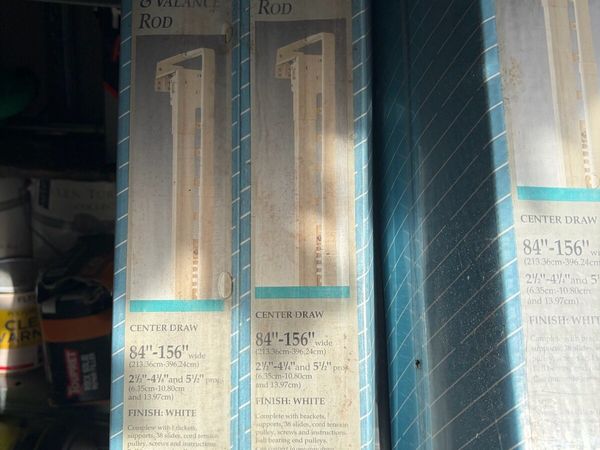 CURTAIN RAILS, METAL, CORDED, ADJUSTABLE WIDTH - Main image