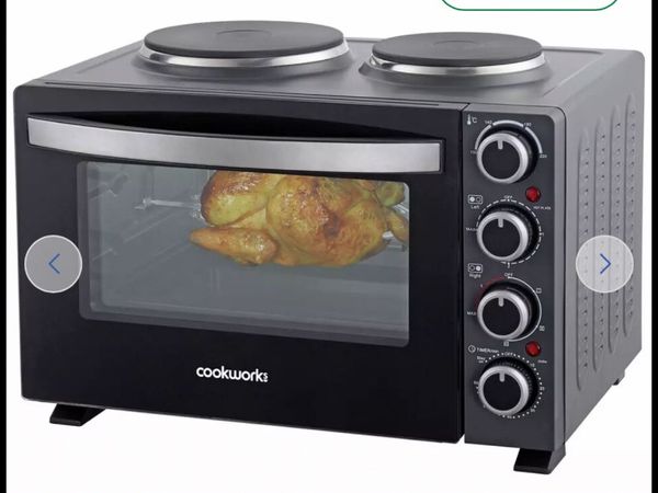 Cookworks oven with 2 hobs - Main image