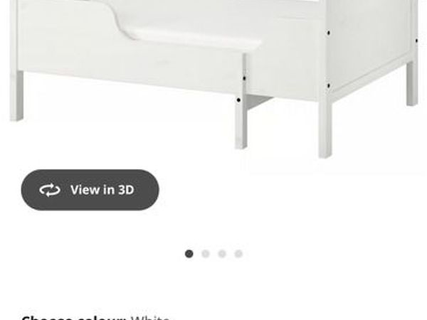 Childrens extendable single bed IKEA Sundvik - Main image