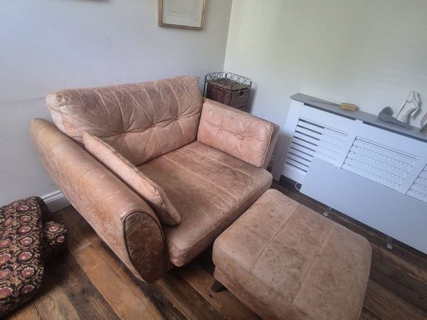 Loveseat armchair & footrest - Main image