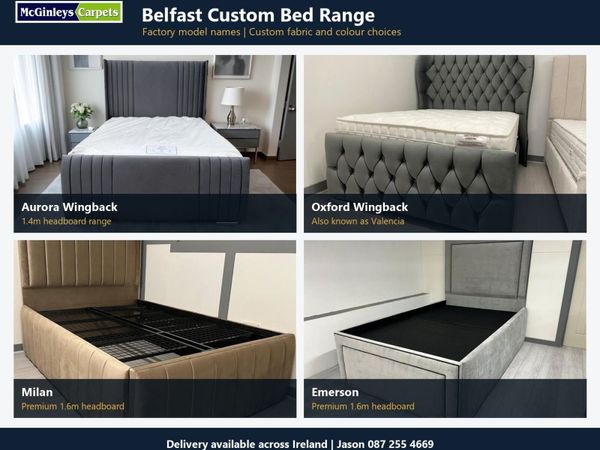 Belfast Custom Made Bed Range - Main image