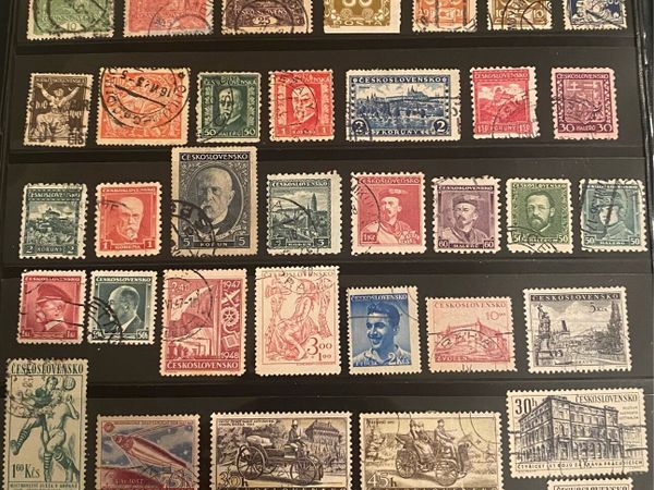 Czechoslovakian stamp lot - Main image