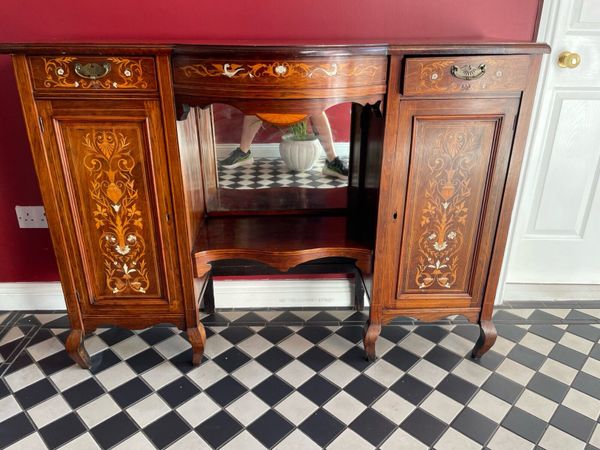 Victorian Inlaid Hallway Sideboard - Main image