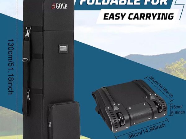 New Golf Bag Foldable Flight Travel Cover - Main image