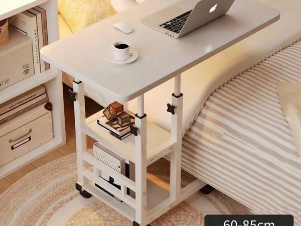 Height Adjustable Overbed Table Desk NEW - Main image