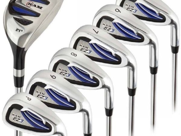 NEW Ram Golf EZ3 Mens Irons & Hybrid Clubs Set - Main image