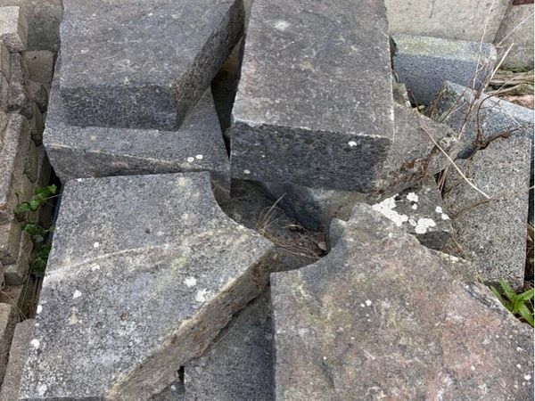 Old Irish Fire Arch Key Stones - Main image
