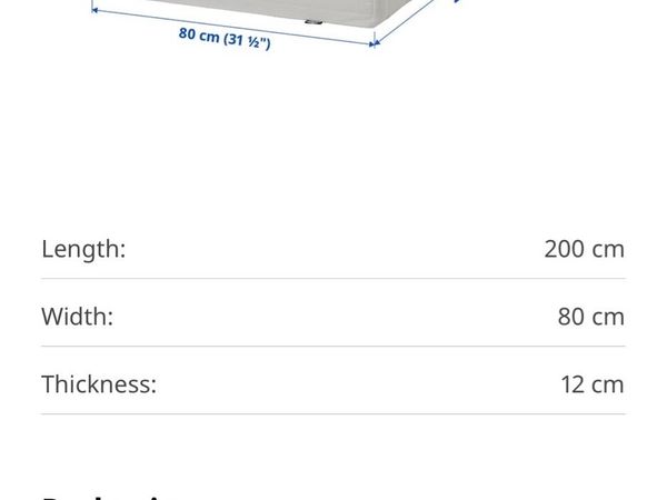 Ikea kids mattress. New - Main image