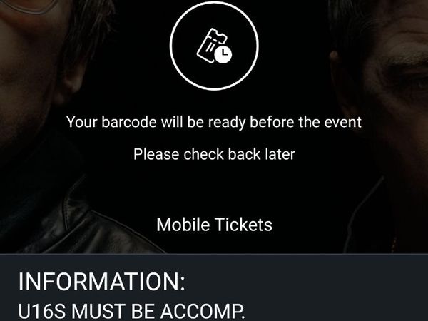 2 VIP Oasis tickets - face value - Main image