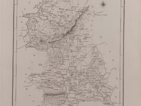 Tipperary 1837 Antique Map Including Baronies - Main image