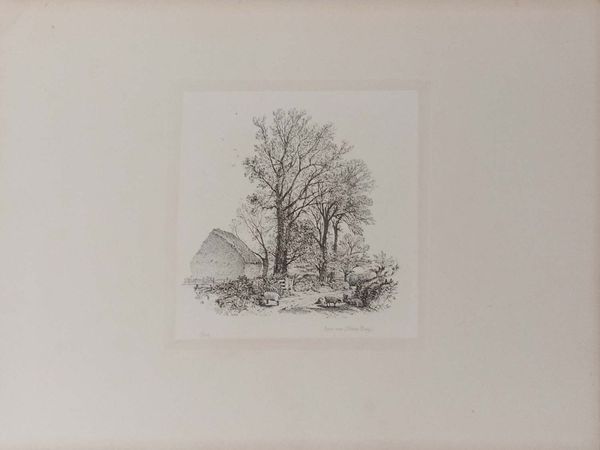 Lane Near Herne Bay Etching Robert Brandard - Main image