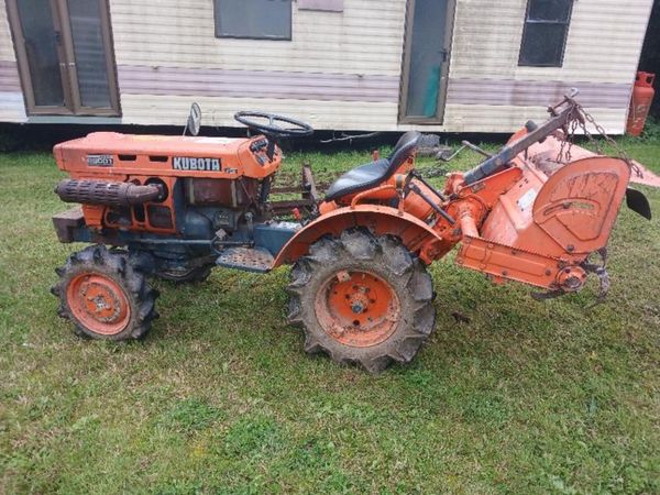 Kubota B6001DT Compact Tractor and Implements - Main image