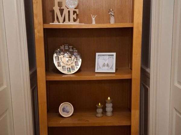 Solid Oak Bookshelf / Display Unit - Main image