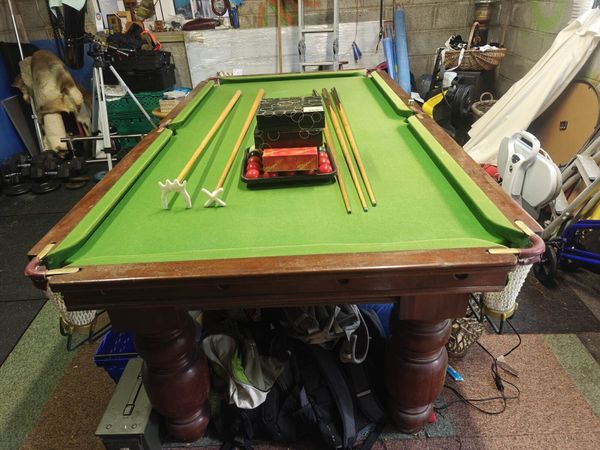 Antique Billiards Table – 4ft x 7.5ft - Main image