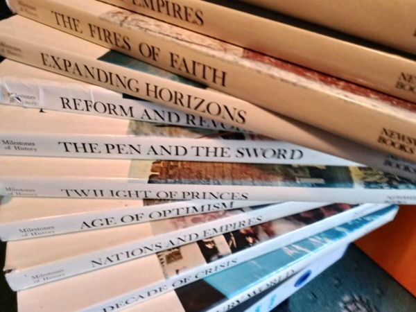 11 Volumes of 'Milestones of History's - Hardback - Main image
