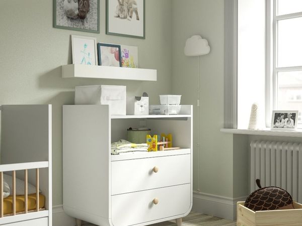 Changing table with drawers white | Ikea MYLLRA - Main image