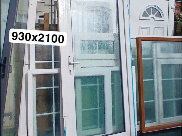 ✳️ HIGH QUALITY UPVC FULL GLASS DOOR FOR SALE - Main image