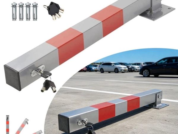 NEW Lockable Folding Parking Barrier Bollard - Main image