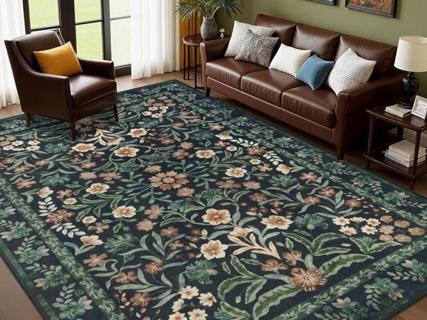Washable Rugs Living Room Rug for Bedroom - Main image