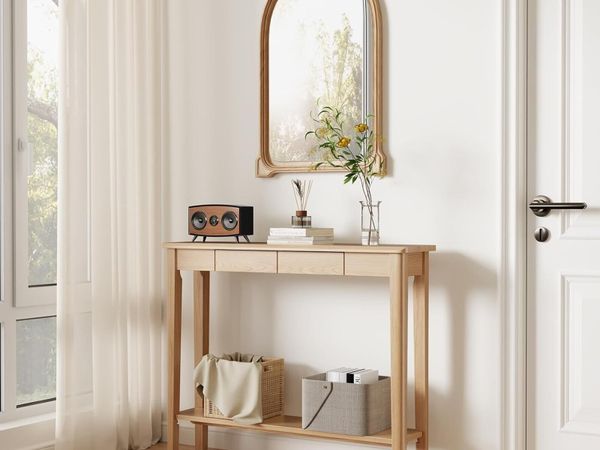 Console Table Slim with Drawers Hallway Storage - Main image
