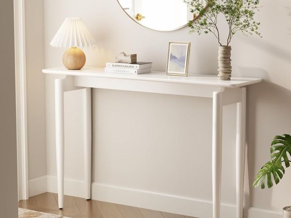 Console Table Slim for Hallway Wood Frame - Main image